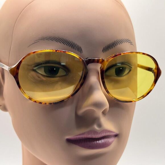 Vintage Ralph Lauren 523 Eyeglasses | Tortoise Frames | New Yellow Lenses 1980s main image 14